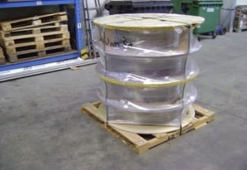 Packing of Coiled tubes at MST Edelstahlrohr